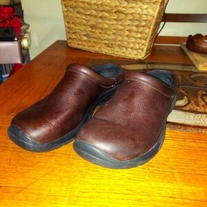 Merrell 9.5 Brown Leather Womens Outdoor Shoes Gorpcore Hiking Walking